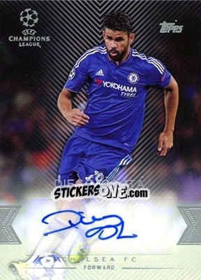 Sticker Diego Costa - UEFA Champions League Showcase 2015-2016 n. CLA-DC - Topps