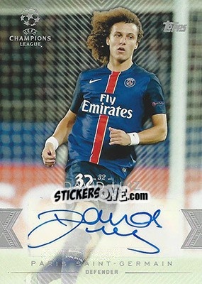 Sticker David Luiz - UEFA Champions League Showcase 2015-2016 n. CLA-DL - Topps