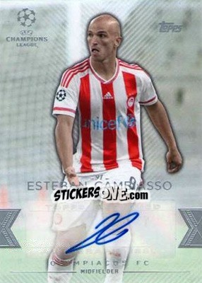 Sticker Esteban Cambiasso - UEFA Champions League Showcase 2015-2016 n. CLA-EC - Topps