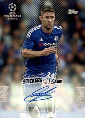 Sticker Gary Cahill - UEFA Champions League Showcase 2015-2016 - Topps