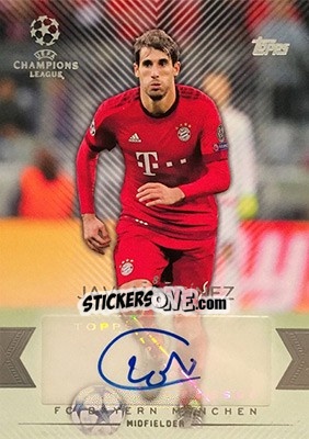Sticker Javi Martínez - UEFA Champions League Showcase 2015-2016 n. CLA-JM - Topps