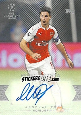 Sticker Mikel Arteta - UEFA Champions League Showcase 2015-2016 - Topps