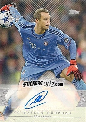Sticker Manuel Neuer - UEFA Champions League Showcase 2015-2016 n. CLA-MN - Topps