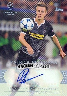 Sticker Patrick Herrmann - UEFA Champions League Showcase 2015-2016 n. CLA-PH - Topps