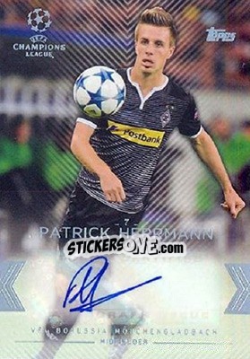 Sticker Patrick Herrmann - UEFA Champions League Showcase 2015-2016 - Topps