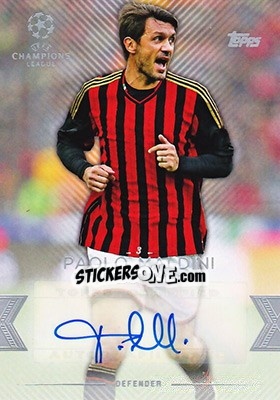 Sticker Paolo Maldini - UEFA Champions League Showcase 2015-2016 n. CLA-PM - Topps
