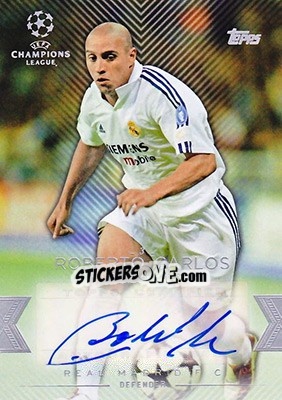 Sticker Roberto Carlos - UEFA Champions League Showcase 2015-2016 n. CLA-RC - Topps