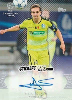 Sticker Sven Kums - UEFA Champions League Showcase 2015-2016 n. CLA-SK - Topps
