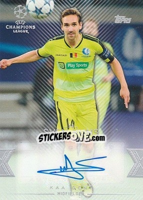 Sticker Sven Kums - UEFA Champions League Showcase 2015-2016 - Topps