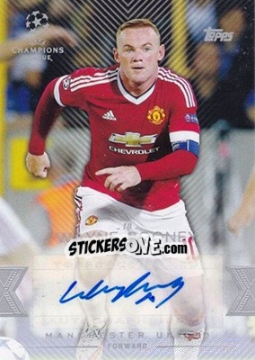 Sticker Wayne Rooney - UEFA Champions League Showcase 2015-2016 n. CLA-WR - Topps