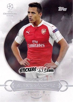 Sticker Alexis Sánchez - UEFA Champions League Showcase 2015-2016 n. BB-AS - Topps