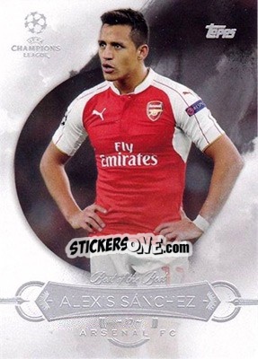 Figurina Alexis Sánchez - UEFA Champions League Showcase 2015-2016 - Topps