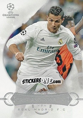 Sticker Cristiano Ronaldo - UEFA Champions League Showcase 2015-2016 n. BB-CR - Topps