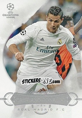 Cromo Cristiano Ronaldo - UEFA Champions League Showcase 2015-2016 - Topps