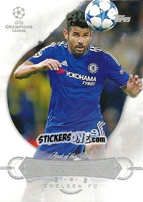 Sticker Diego Costa - UEFA Champions League Showcase 2015-2016 n. BB-DC - Topps