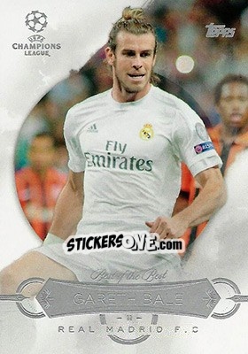 Sticker Gareth Bale - UEFA Champions League Showcase 2015-2016 - Topps