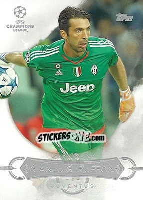 Sticker Gianluigi Buffon - UEFA Champions League Showcase 2015-2016 n. BB-GBU - Topps