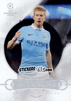 Sticker Kevin De Bruyne - UEFA Champions League Showcase 2015-2016 n. BB-KD - Topps