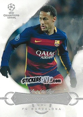 Cromo Neymar Jr. - UEFA Champions League Showcase 2015-2016 - Topps