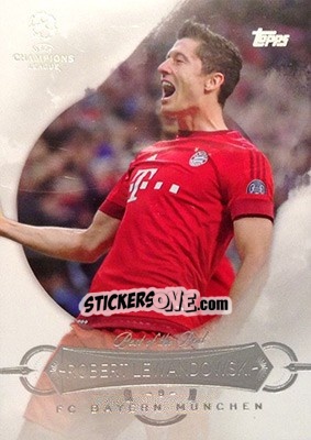 Sticker Robert Lewandowski - UEFA Champions League Showcase 2015-2016 - Topps
