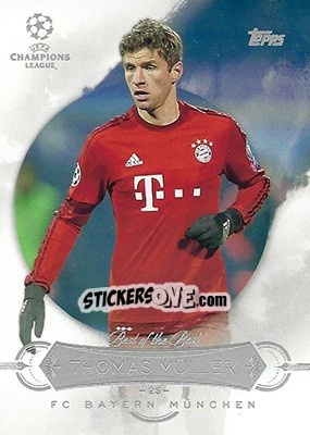 Figurina Thomas Müller - UEFA Champions League Showcase 2015-2016 - Topps