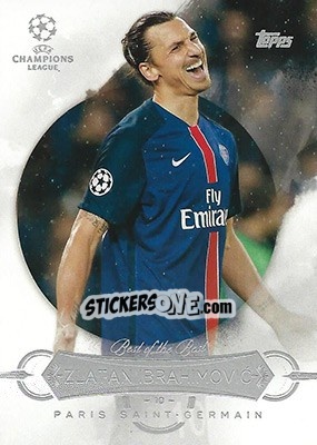 Cromo Zlatan Ibrahimovic - UEFA Champions League Showcase 2015-2016 - Topps