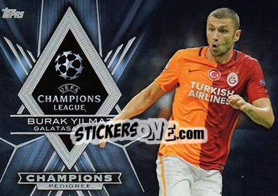 Figurina Burak Yilmaz - UEFA Champions League Showcase 2015-2016 - Topps