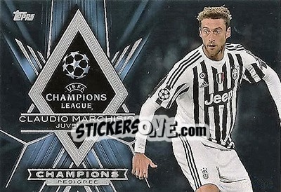 Sticker Claudio Marchisio - UEFA Champions League Showcase 2015-2016 n. CP-CM - Topps