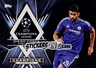 Sticker Diego Costa - UEFA Champions League Showcase 2015-2016 - Topps