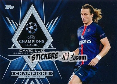 Sticker David Luiz - UEFA Champions League Showcase 2015-2016 - Topps