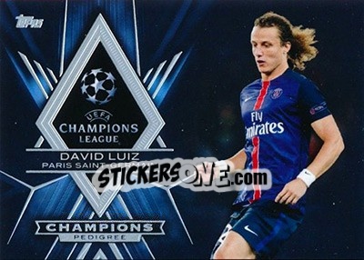 Sticker David Luiz - UEFA Champions League Showcase 2015-2016 n. CP-DL - Topps