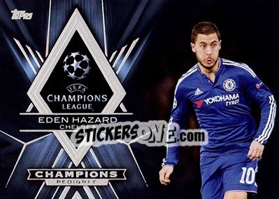 Sticker Eden Hazard - UEFA Champions League Showcase 2015-2016 - Topps