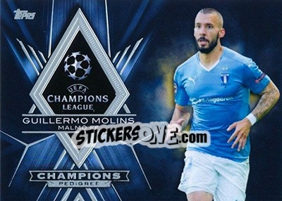 Sticker Guillermo Molins - UEFA Champions League Showcase 2015-2016 - Topps