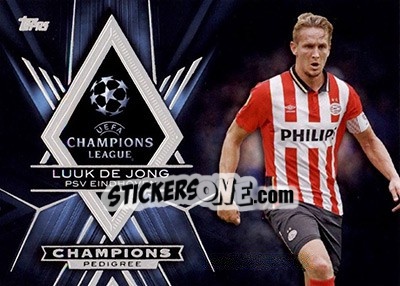 Sticker Luuk de Jong - UEFA Champions League Showcase 2015-2016 - Topps