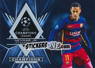 Sticker Neymar Jr. - UEFA Champions League Showcase 2015-2016 - Topps