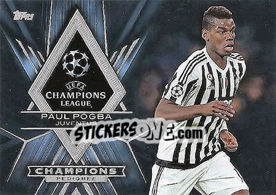 Sticker Paul Pogba - UEFA Champions League Showcase 2015-2016 n. CP-PP - Topps