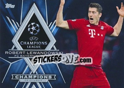 Sticker Robert Lewandowski - UEFA Champions League Showcase 2015-2016 - Topps