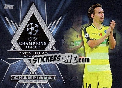 Sticker Sven Kums - UEFA Champions League Showcase 2015-2016 n. CP-SK - Topps