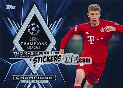 Cromo Thomas Müller - UEFA Champions League Showcase 2015-2016 - Topps