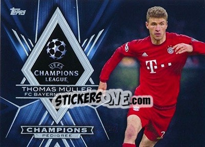 Sticker Thomas Müller - UEFA Champions League Showcase 2015-2016 n. CP-TM - Topps