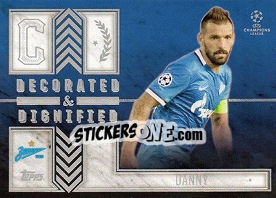 Sticker Danny - UEFA Champions League Showcase 2015-2016 n. DD-D - Topps
