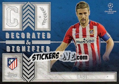 Sticker Gabi - UEFA Champions League Showcase 2015-2016 n. DD-G - Topps