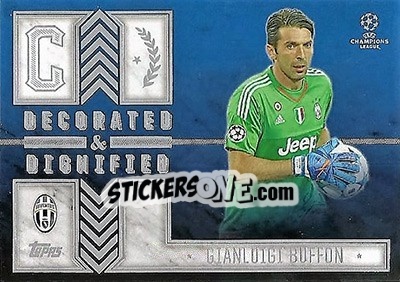 Sticker Gianluigi Buffon - UEFA Champions League Showcase 2015-2016 n. DD-GB - Topps