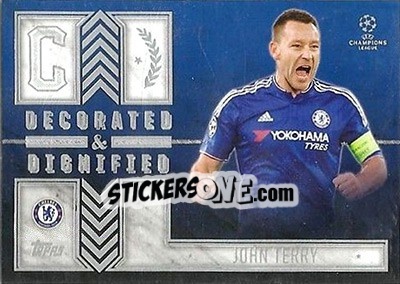 Sticker John Terry - UEFA Champions League Showcase 2015-2016 n. DD-JT - Topps