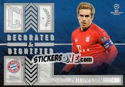 Sticker Philipp Lahm - UEFA Champions League Showcase 2015-2016 n. DD-PL - Topps