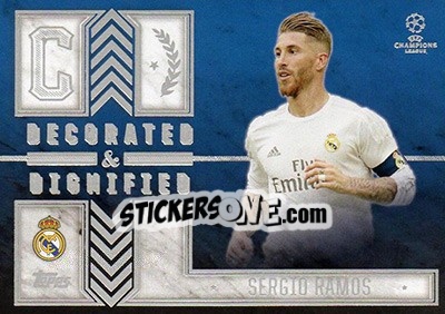 Sticker Sergio Ramos - UEFA Champions League Showcase 2015-2016 - Topps