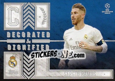 Sticker Sergio Ramos - UEFA Champions League Showcase 2015-2016 n. DD-SR - Topps