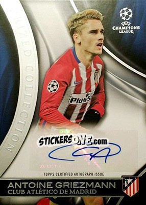 Sticker Antoine Griezmann - UEFA Champions League Showcase 2015-2016 n. PCA-AG - Topps