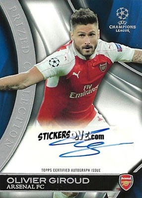 Sticker Olivier Giroud - UEFA Champions League Showcase 2015-2016 n. PCA-OG - Topps