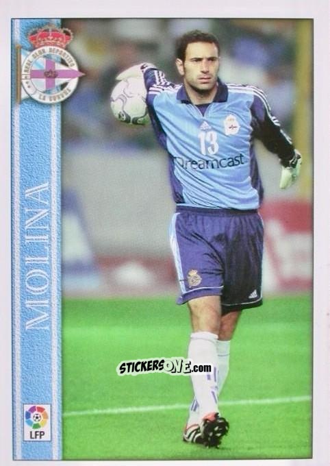 Cromo Molina - Las Fichas De La Liga 2000-2001 n. 5 - Mundicromo